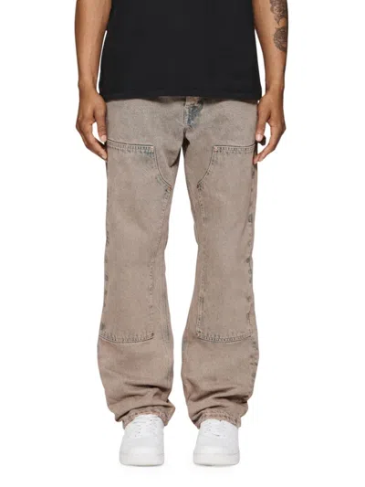 Purple Brand Men's Denim Carpenter Pants In Tan