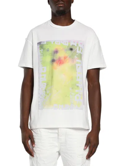 Purple Brand Inside Out Graphic T-shirt In White
