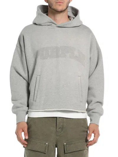 Purple Brand Heavyweight Fleece Hoodie In Gray