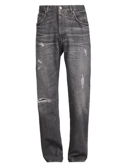 Purple Brand Men's P011 Distressed Jeans In Grey