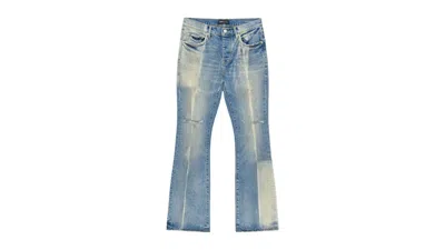 Pre-owned Purple Brand Men's  Gaia Blowout Flare Jean In Indigo