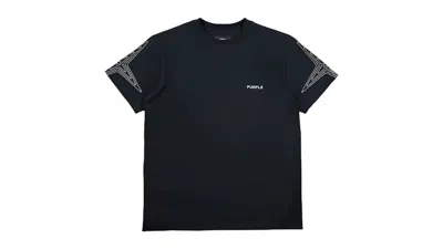 Pre-owned Purple Brand Men's  Hwt Jersey Short Sleeve Tee Shirt In Black