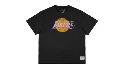 Pre-owned Purple Brand Men's  La Lakers Mesh Tee Shirt In Black