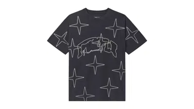 Pre-owned Purple Brand Men's  P104tbcs325textured Short Sleeve Tee Shirt In Black