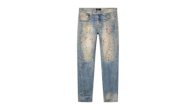 Pre-owned Purple Brand Men's  Skinny Cyanine Jewel Jeans In Indigo
