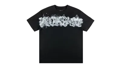 Pre-owned Purple Brand Men's  Smoke Textured Jersey Tee Shirt In Black