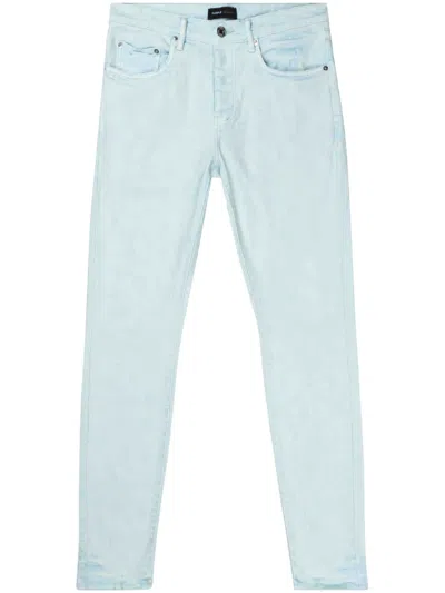 Purple Brand Mid-rise Slim-fit Jeans In Blue