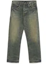 Purple Brand Mid-rise Straight Jeans In Blue