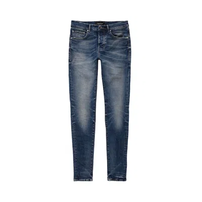 Pre-owned Purple Brand Mid Three Year Skinny Jeans 'indigo' | Blue | Men's Size 38