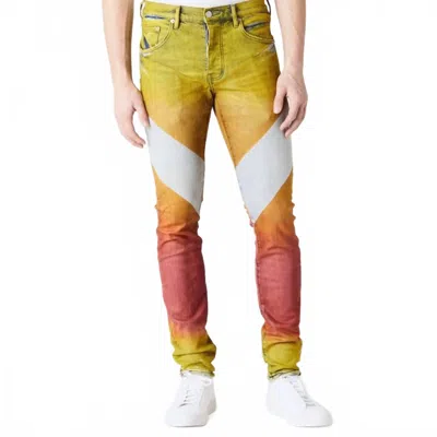 Purple Brand Multi Bright Color Coated Diagonal Jean