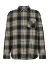 Purple Brand Multicolor Shirt With Check Motif And Patch Pocket In Cotton Man