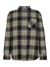 Purple Brand Multicolor Shirt With Check Motif And Patch Pocket In Cotton Man In Multicolor