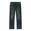 Purple Brand Muted Blue Dirty Indigo Skinny Jeans In Blue