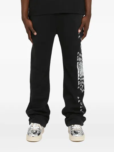 Purple Brand Mwt Fleece Pant In Black