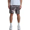 Purple Brand Mwt Fleece Sweat Shorts In Black