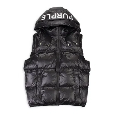 Purple Brand Nylon Black Down & Puffer Jackets
