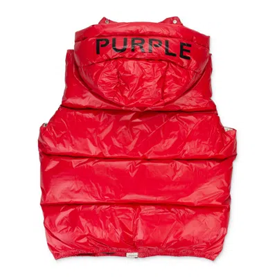 Purple Brand Nylon Red Down & Puffer Jackets