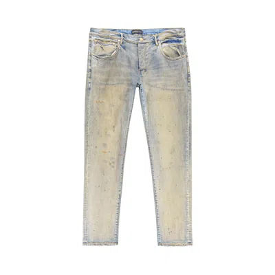 Pre-owned Purple Brand Oil Repair Jeans 'indigo' | Blue | Men's Size 38