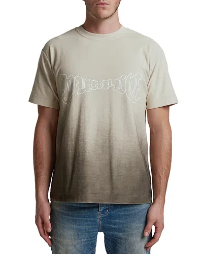 PURPLE BRAND OMBRE GRAPHIC LOGO TEE
