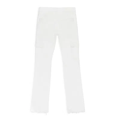 Purple Brand Optic Cargo White Skinny Jeans