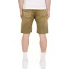 Purple Brand Overdyed Distressed Patchwork Shorts In Green