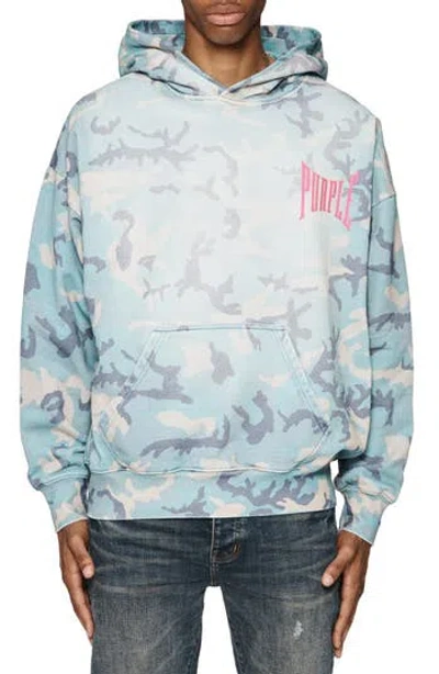 PURPLE BRAND PURPLE BRAND OVERSIZE CAMO FLEECE HOODIE