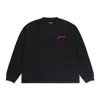 Purple Brand Oversized Ls Tee Black T-shirt In Black