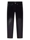 Purple Brand P001 Flocked Dipped Skinny Jeans In Black