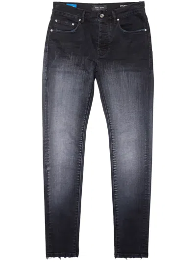 Purple Brand P001 Gradient Skinny Jeans In Black