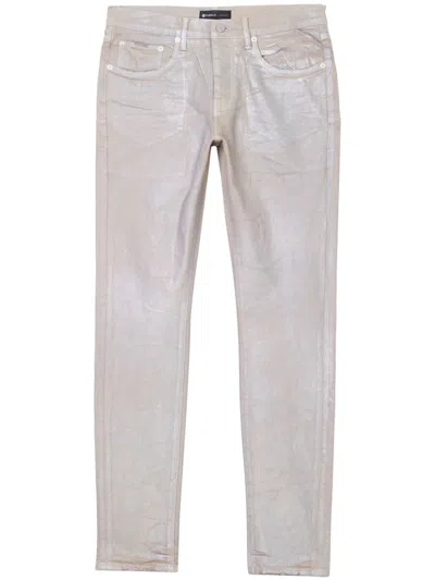 Purple Brand P001 Low-rise Skinny Jeans In Neutrals