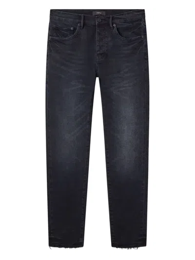 Purple Brand P001 Rhinestone-logo Jeans In Black
