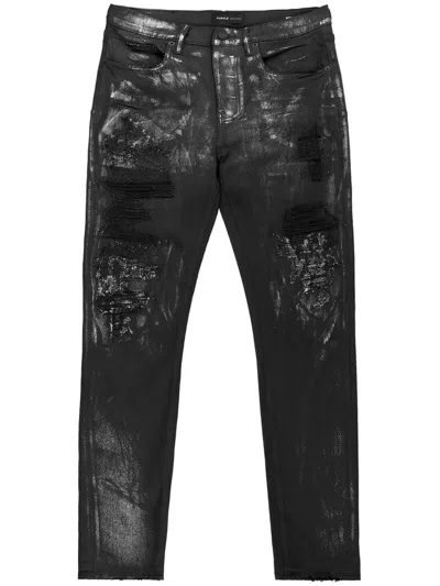 Purple Brand P001 Skinny Jeans In Schwarz