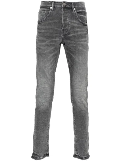 Purple Brand P001 Tapered-leg Jeans In Grey