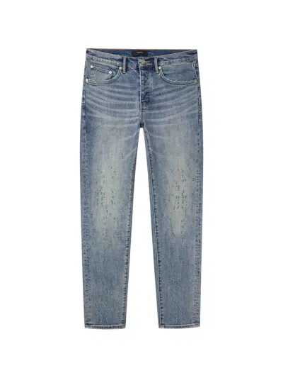 Purple Brand P001 Weft Buckshot Jeans In Blue