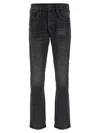 Purple Brand Black P005 Double Dip Coated Jeans In Black