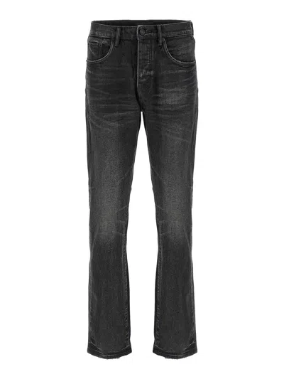 Purple Brand P005 Double Dip Coated Jeans In Black