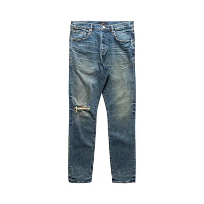 Pre-owned Purple Brand P005 Stratos Vintage Knee Slit Jean 'dark Indigo' | Blue | Men's Size 30