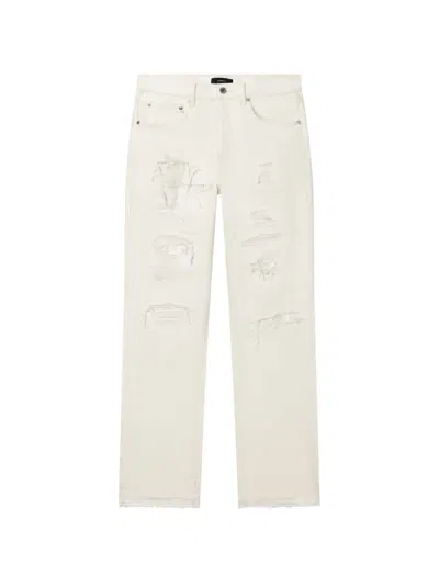 Purple Brand P011 Patch Blowout Denim Jeans In Neutral