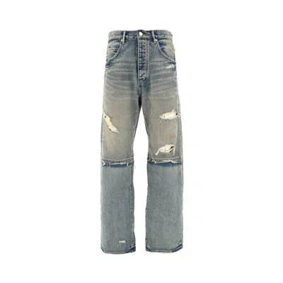 Purple Brand 'p018' Baggy Fit Jeans In Blue