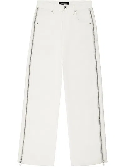 Purple Brand P018 Side Zip Jeans In White
