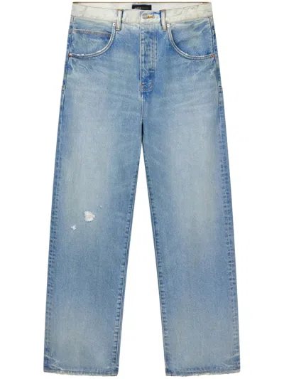 Purple Brand P018 Straight Jeans In Blue