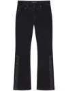 Purple Brand P067 Flared Jeans In Black