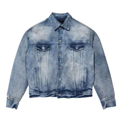 Pre-owned Purple Brand Padded Denim Jacket 'indigo' | Blue | Men's Size Xxl