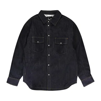 Pre-owned Purple Brand Padded Western Jacket 'indigo' | Blue | Men's Size Xs