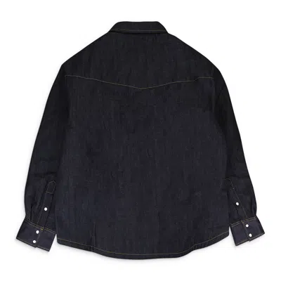 Purple Brand Padded Western Jacket Indigo Denim Jackets In Blue