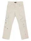 Purple Brand Paint-splatter Jeans In Neutral