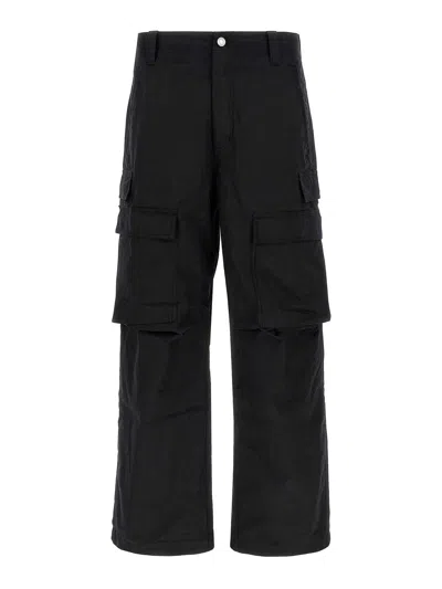 PURPLE BRAND WOVEN CARGO PANTS