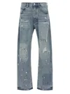 Purple Brand Patch Repairs Foil Jeans In Blue