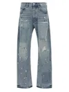 Purple Brand Patch Repairs Foil Jeans In Blue