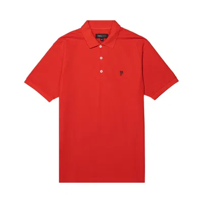 Pre-owned Purple Brand Pique Knit Polo 'red'